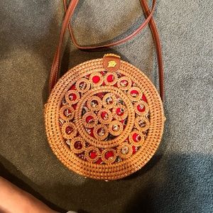 Wicker purse